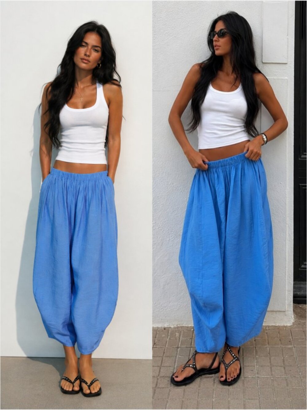 ZARA NWT Flowy Volume Balloon Pants - Picture 11 of 13